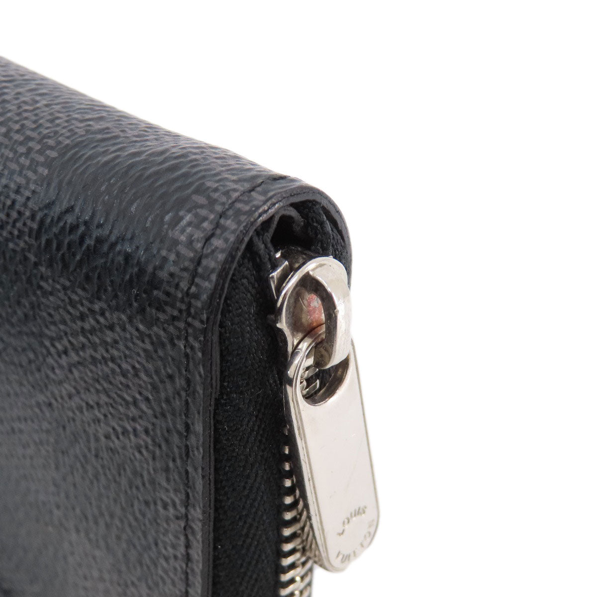 LOUIS VUITTON Coin case N63076 Damier canvas black Zippy Coin Purse Damier Graphite mens Used