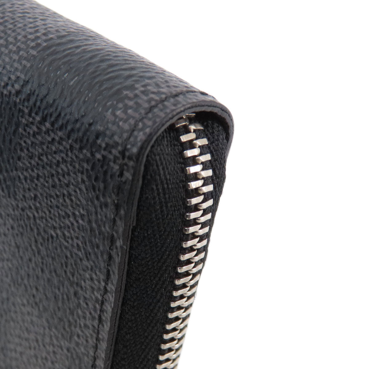 LOUIS VUITTON Coin case N63076 Damier canvas black Zippy Coin Purse Damier Graphite mens Used