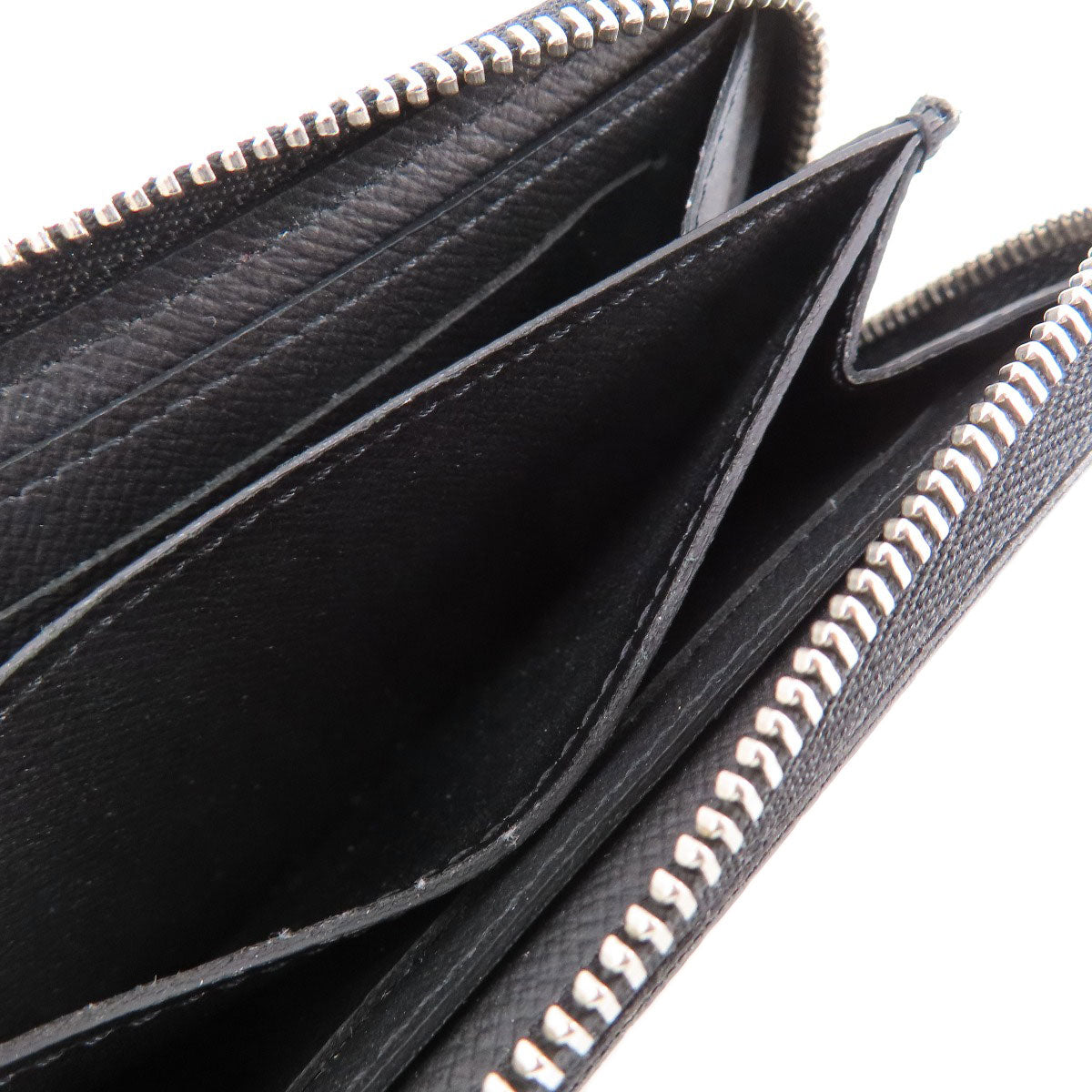 LOUIS VUITTON Coin case N63076 Damier canvas black Zippy Coin Purse Damier Graphite mens Used