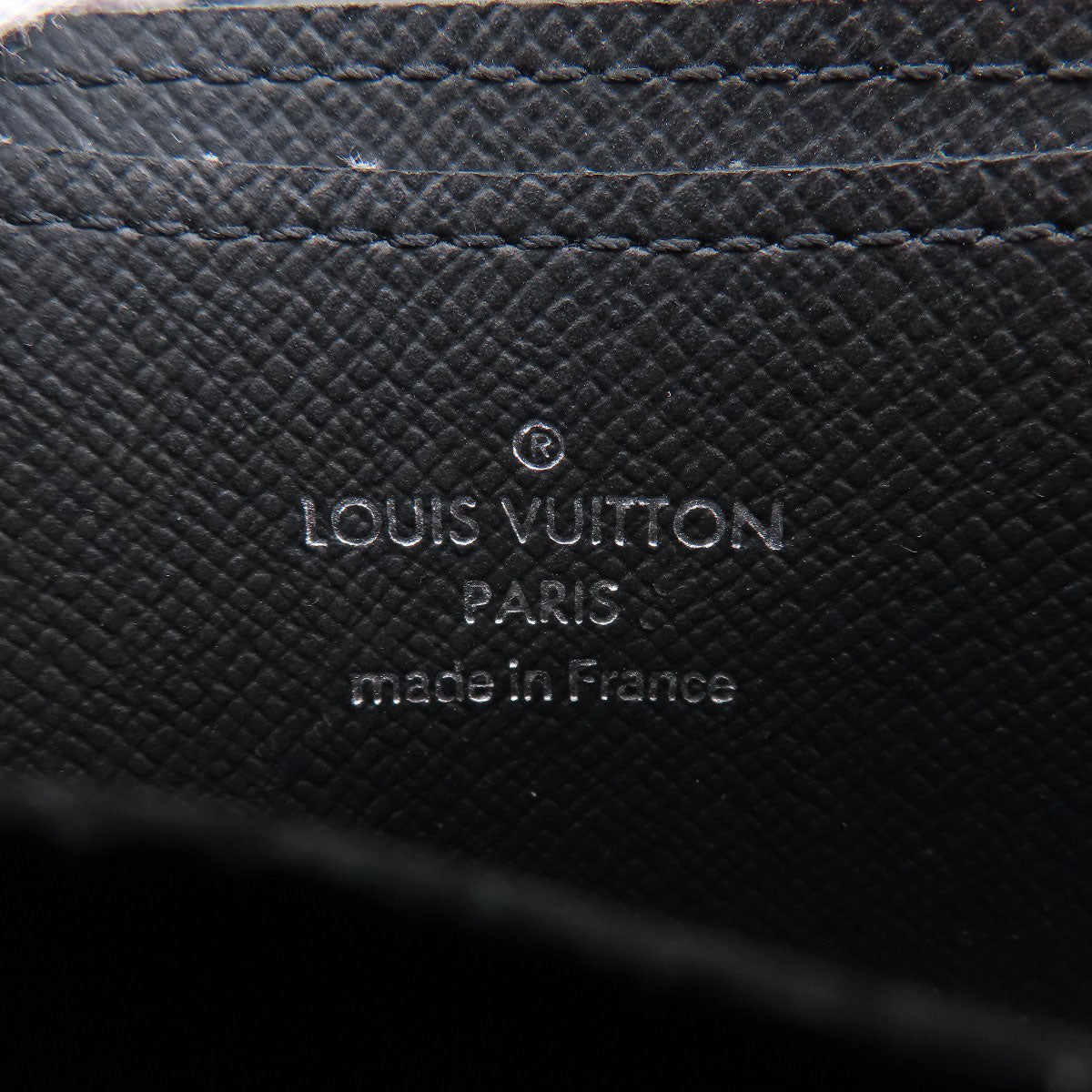 LOUIS VUITTON Coin case N63076 Damier canvas black Zippy Coin Purse Damier Graphite mens Used
