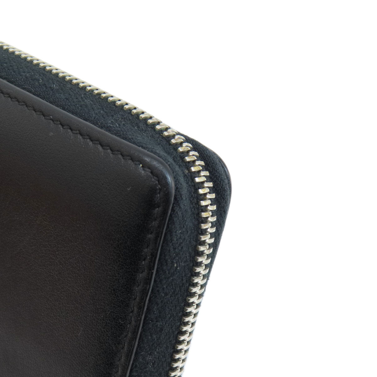 GUCCI Long Wallet Purse 597677 leather black Embryoidery