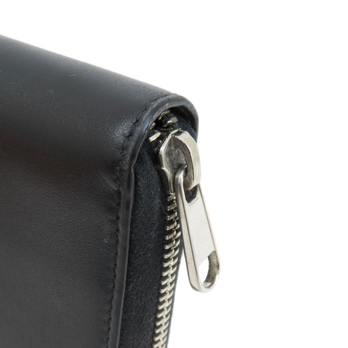 GUCCI Long Wallet Purse 597677 leather black Embryoidery