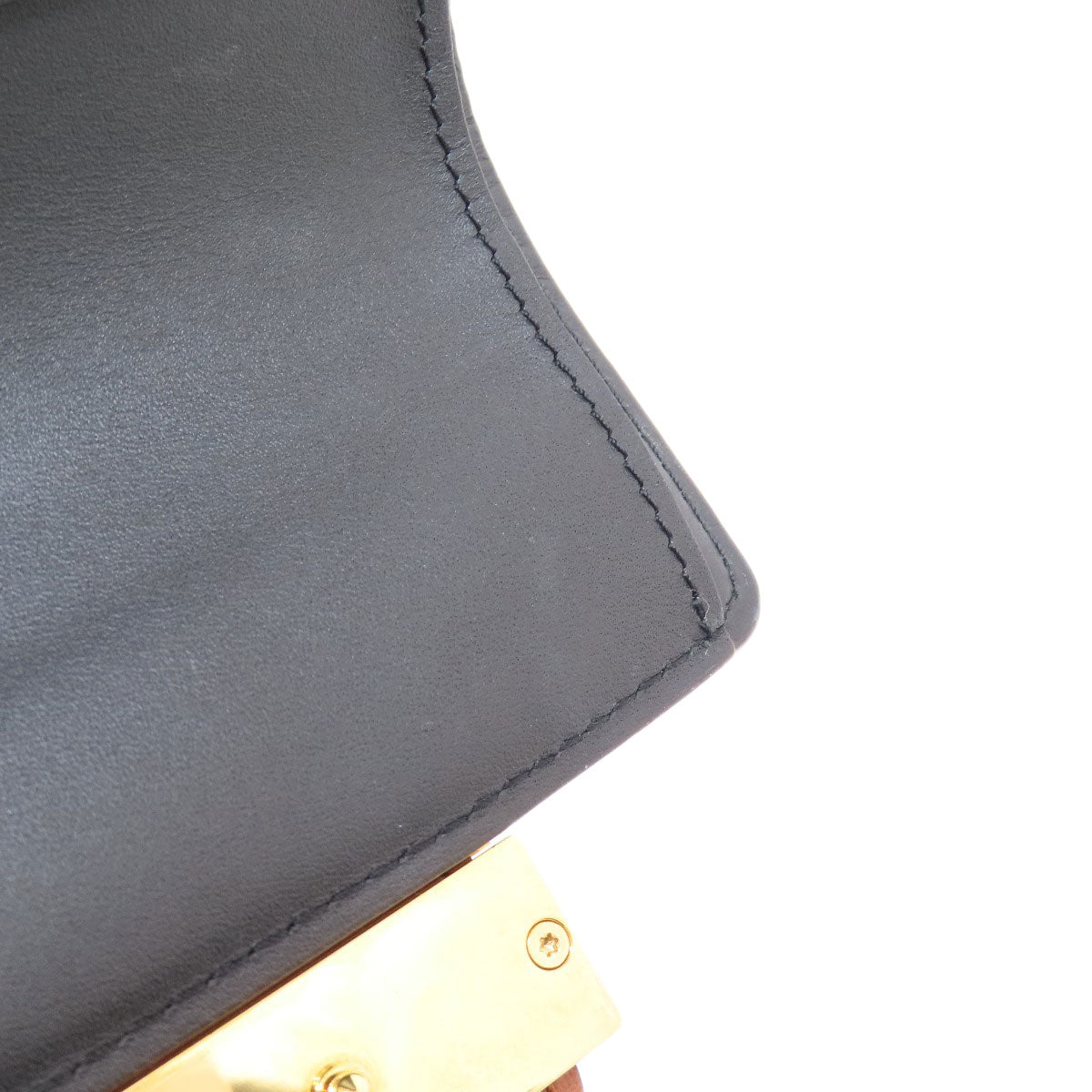 LOUIS VUITTON Bifold Wallet M68725 Monogram reverse Brown Portefeuille Daufine Compact Women Used