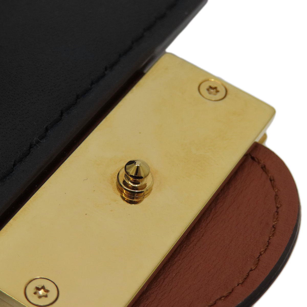 LOUIS VUITTON Bifold Wallet M68725 Monogram reverse Brown Portefeuille Daufine Compact Women Used