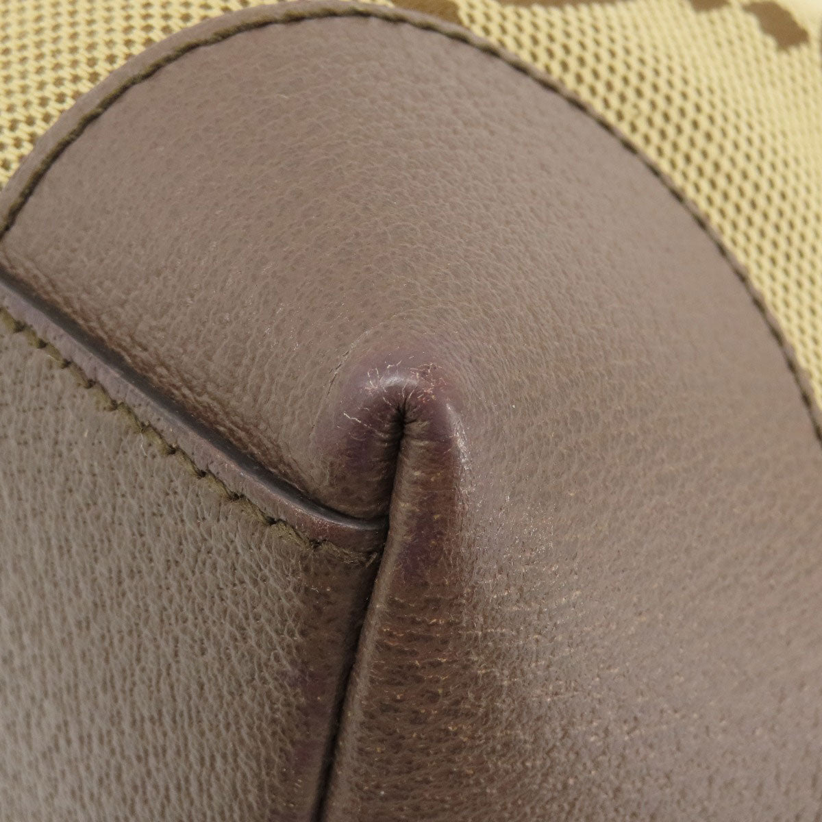GUCCI Tote Bag 631685 canvas Brown Offdia Jumbo GG Medium Women Used