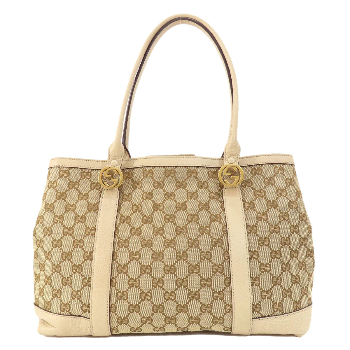 GUCCI Tote Bag 353122 canvas Brown Miss GG Women Used