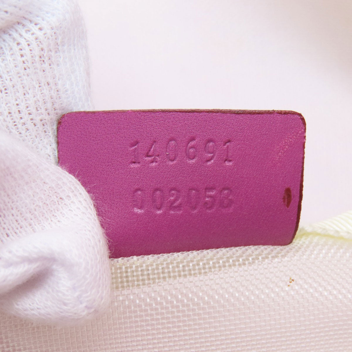 GUCCI Tote Bag 140691 canvas pink Big G Women Used
