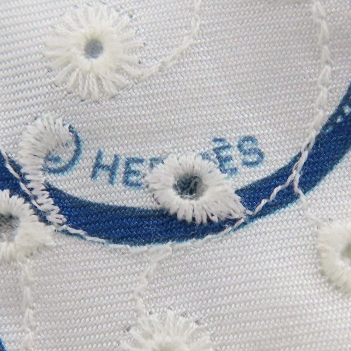 HERMES scarf silk blue Twilly Women Used