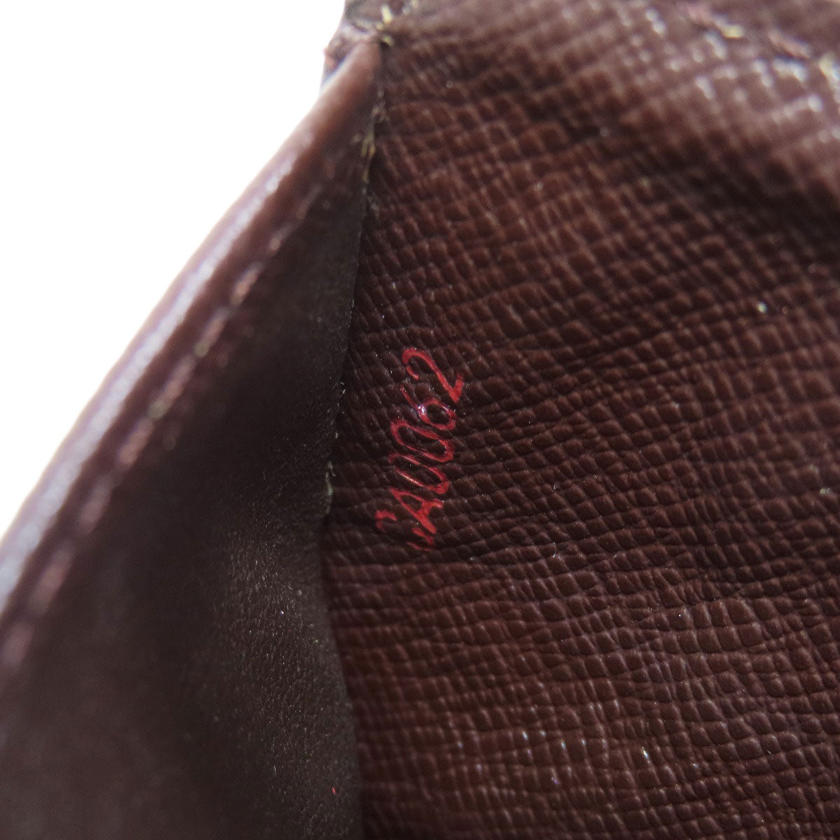 LOUIS VUITTON Bifold Wallet M61668 Damier canvas Brown Compact zip Women Used