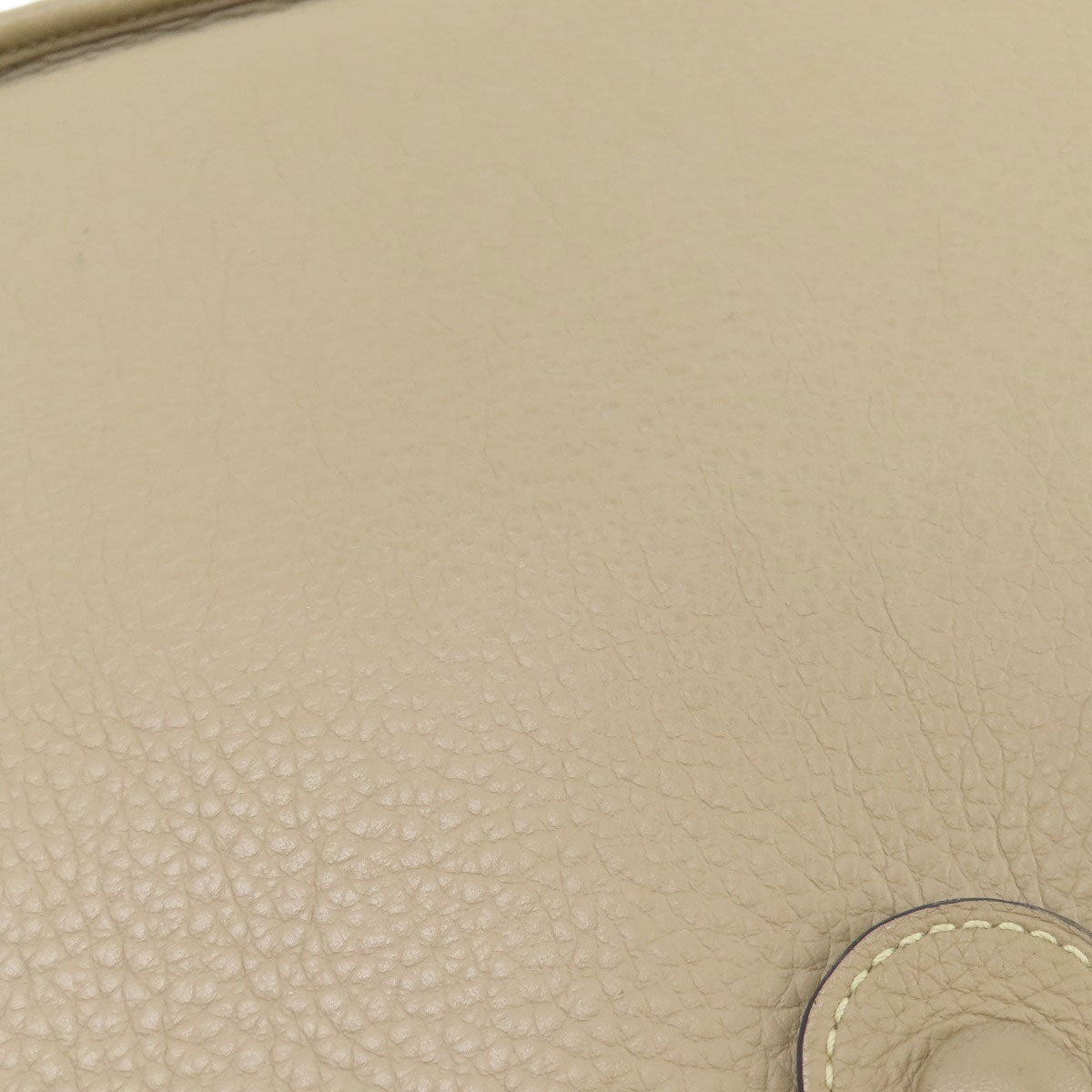 HERMES Shoulder Bag Taurillon Clemence Ocher Evelyn 3 SilverMetal Women Used