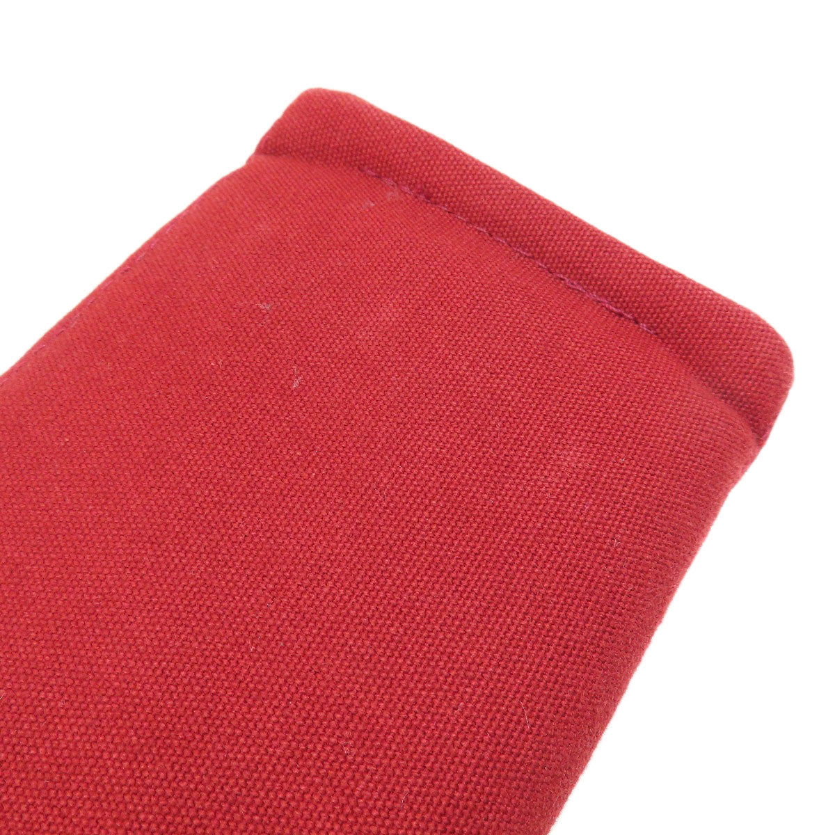 HERMES Handbag canvas Red