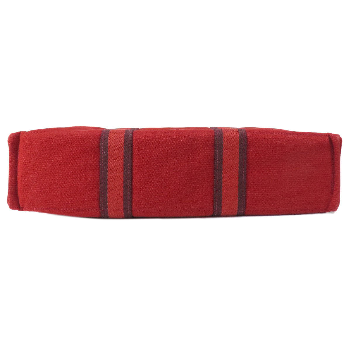 HERMES Handbag canvas Red