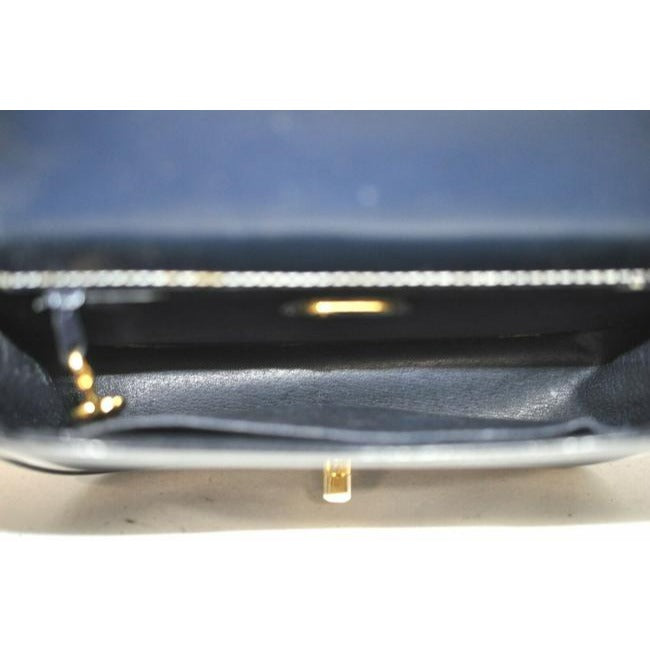 Gucci Handle Bucket Bag Padlock Xl W Gold Navy W Redwhite Trim Leather Satchel
