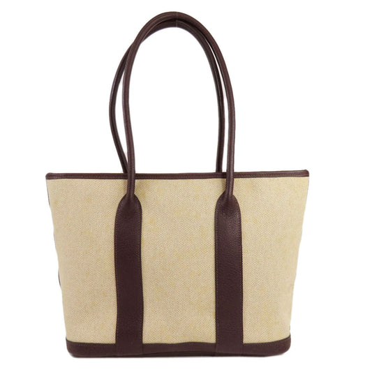 HERMES Tote Bag Tower ash beige Garden Zip PM SilverMetal Women Used
