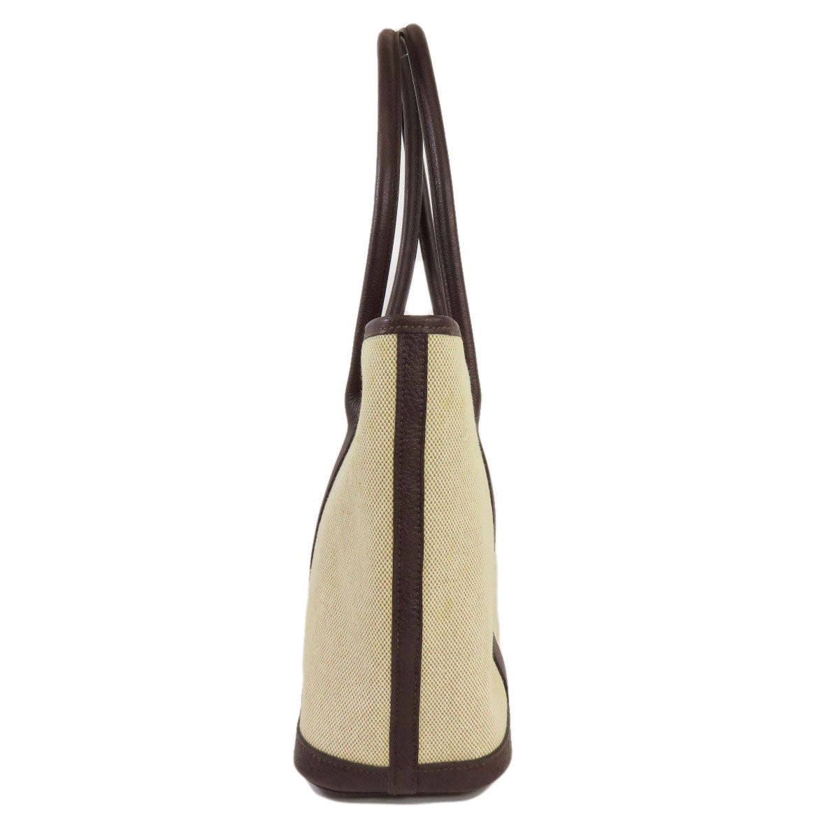 HERMES Tote Bag Tower ash beige Garden Zip PM SilverMetal Women Used