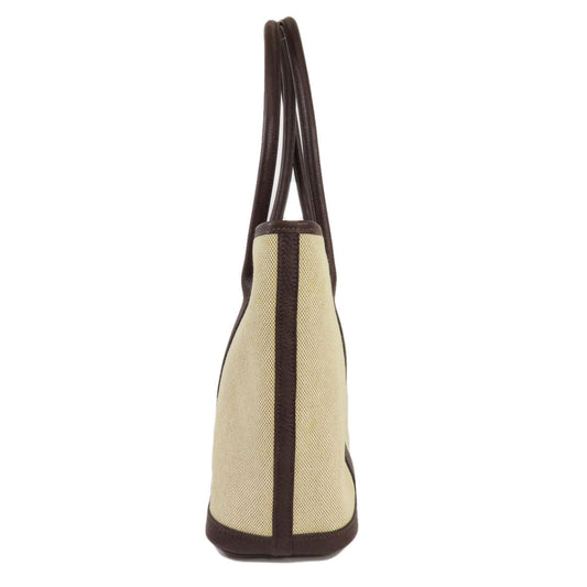 HERMES Tote Bag Tower ash beige Garden Zip PM SilverMetal Women Used
