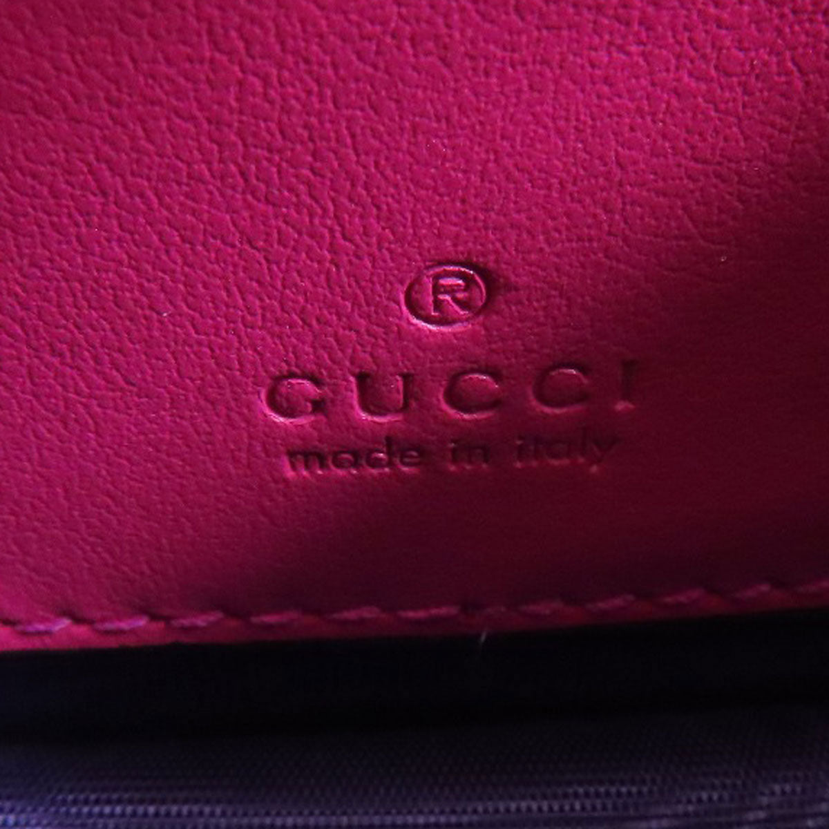 GUCCI Shoulder Bag 723777 Nylon pink GG Long Shoulder 2WAY Women Used