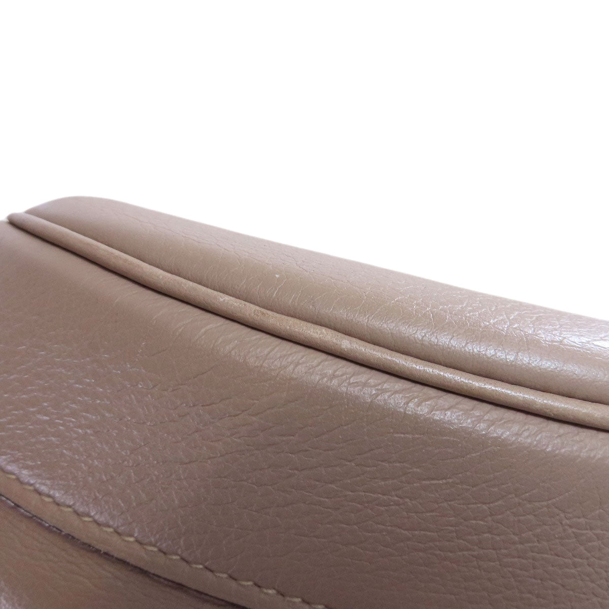 HERMES Tote Bag Calfskin gray Lunch one belt Women Used
