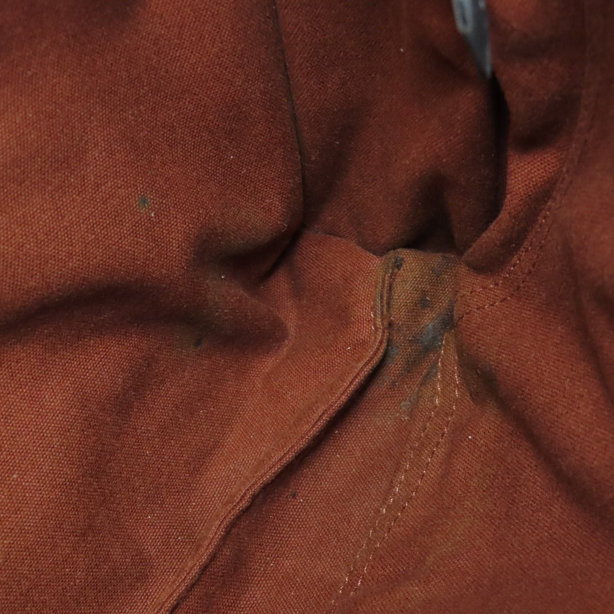 HERMES Shoulder Bag canvas Brown Sac Fourre Tout Bassus Women Used