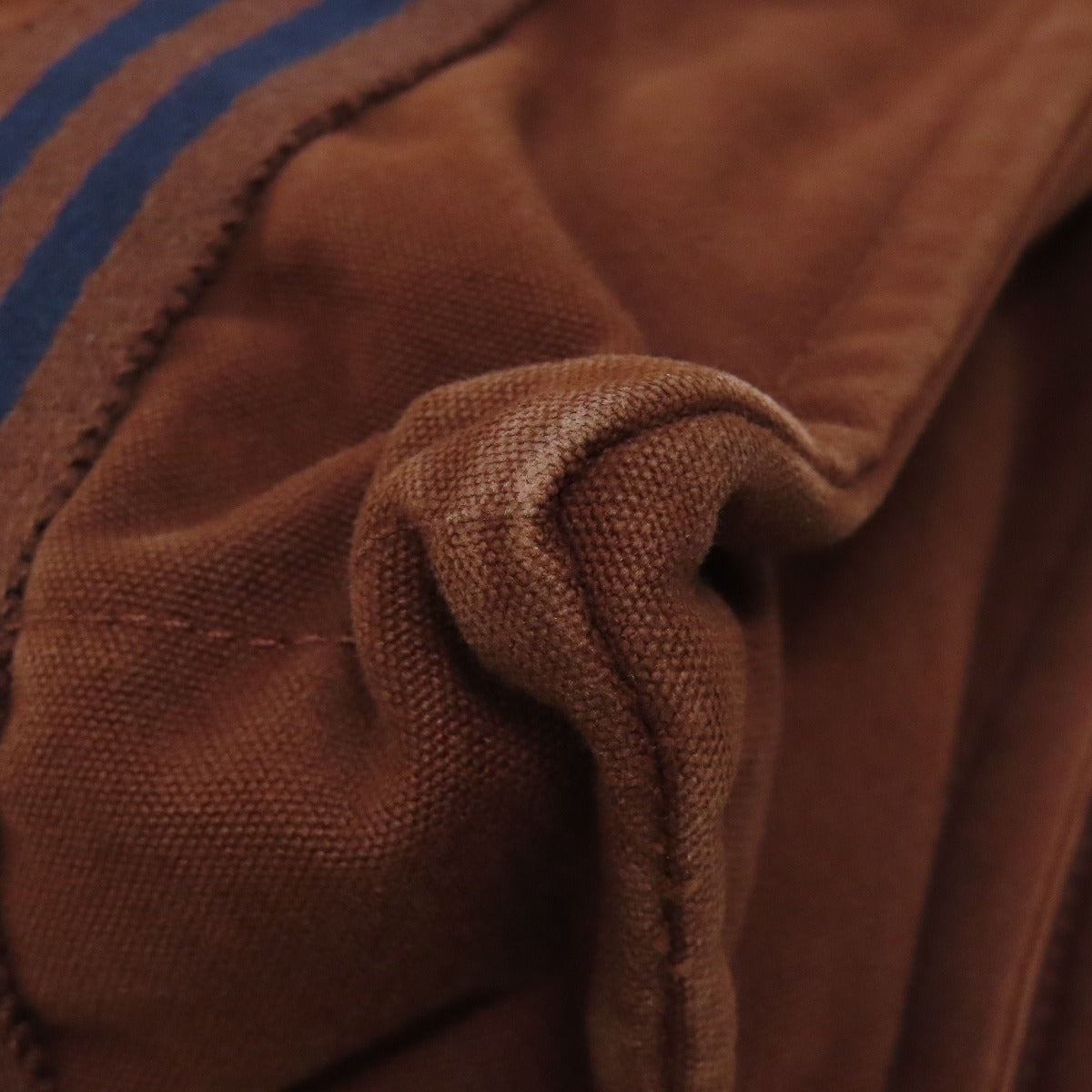 HERMES Shoulder Bag canvas Brown Sac Fourre Tout Bassus Women Used