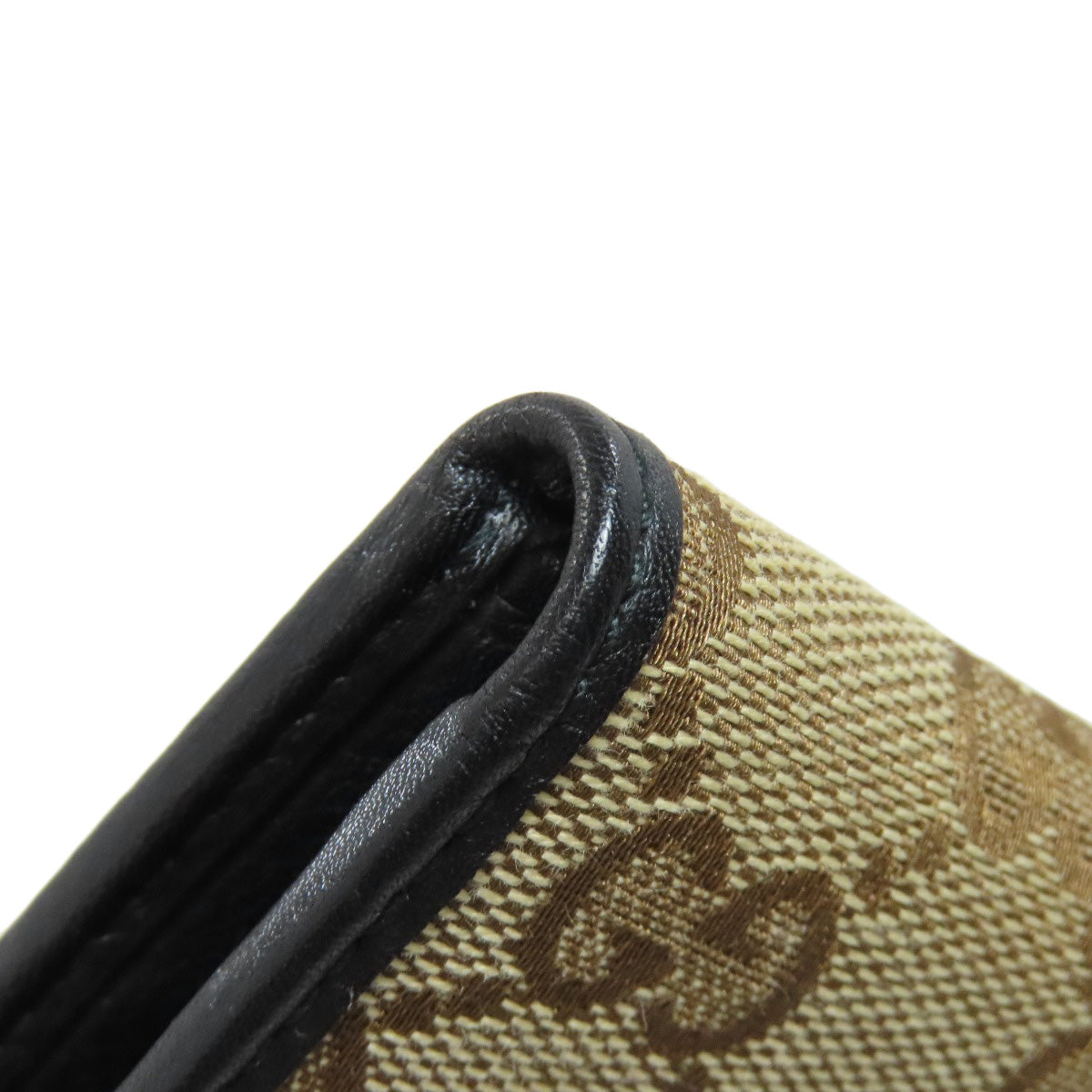 GUCCI Bifold Wallet 181669 canvas Brown GG Women Used