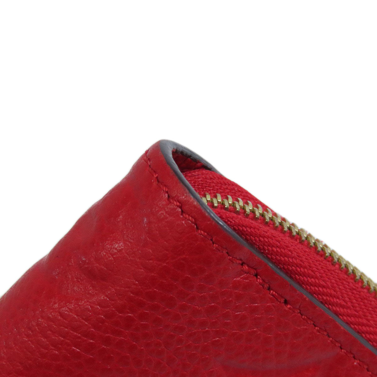 LOUIS VUITTON Coin case M60740 Ann Platt Red Zippy coin purse Women Used
