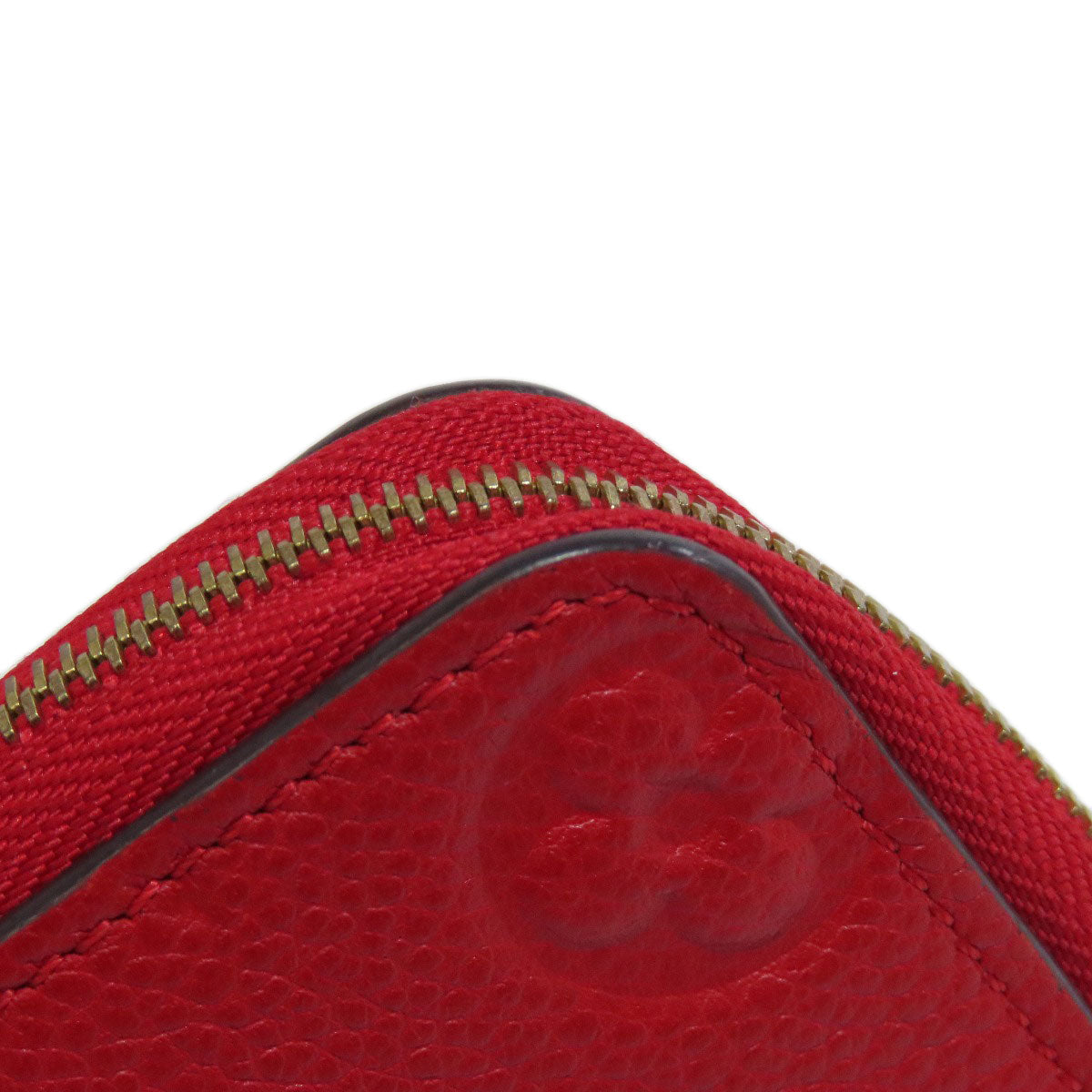 LOUIS VUITTON Coin case M60740 Ann Platt Red Zippy coin purse Women Used