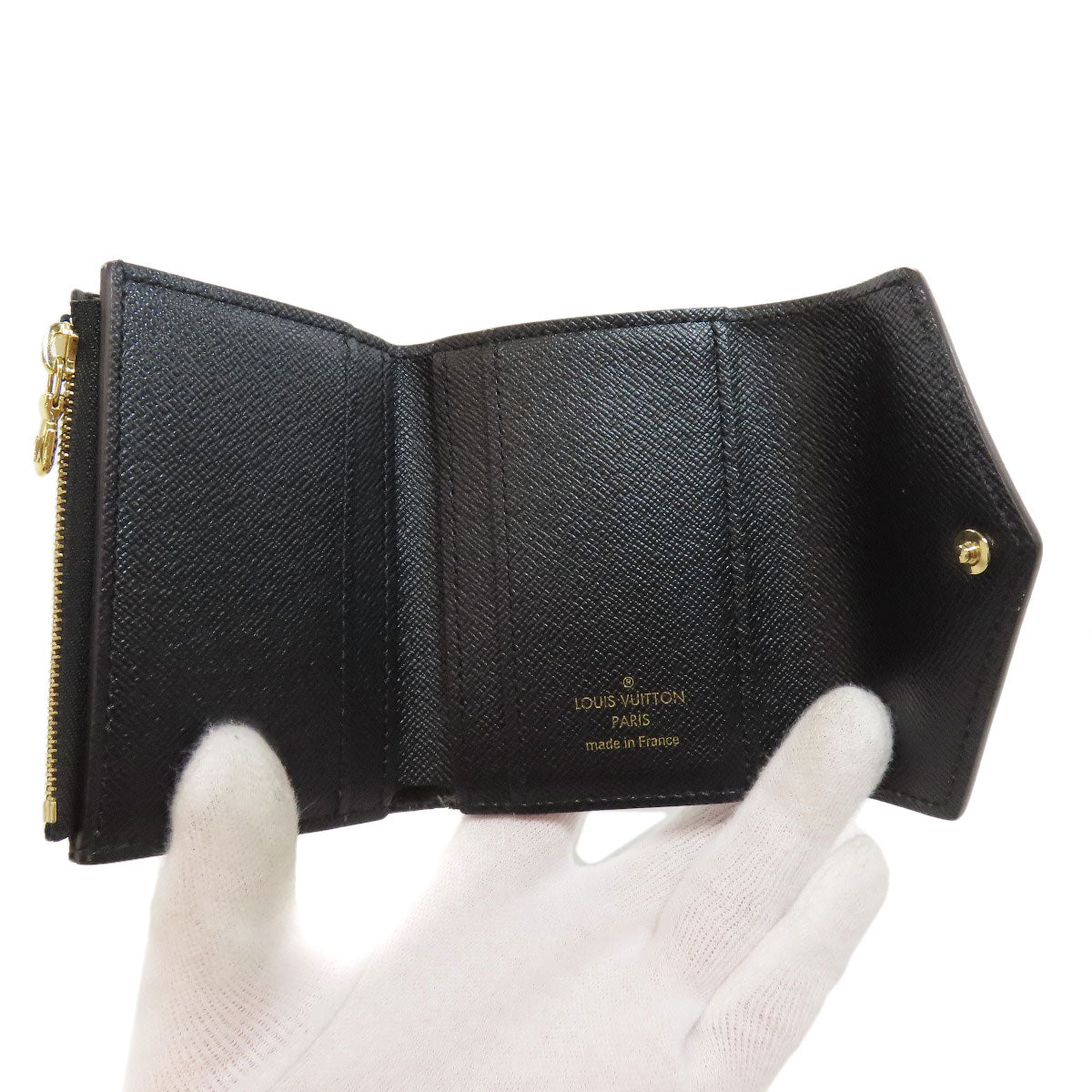 LOUIS VUITTON Bifold Wallet M80725 Monogram reverse Brown Zoe Women Used