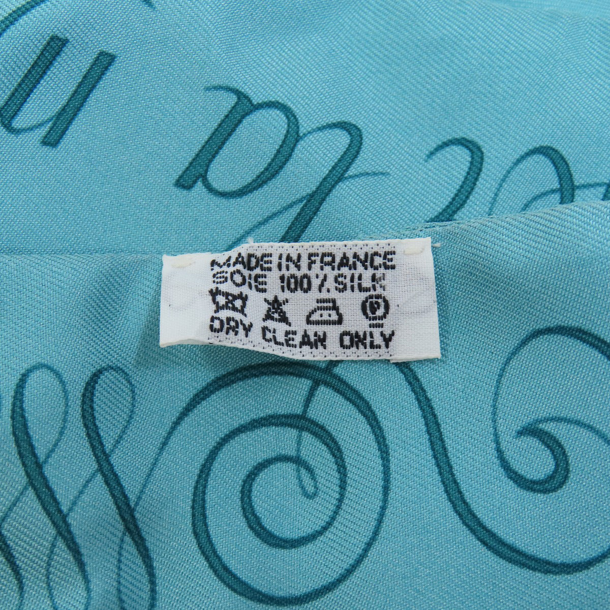HERMES scarf silk blue Twilly Women Used