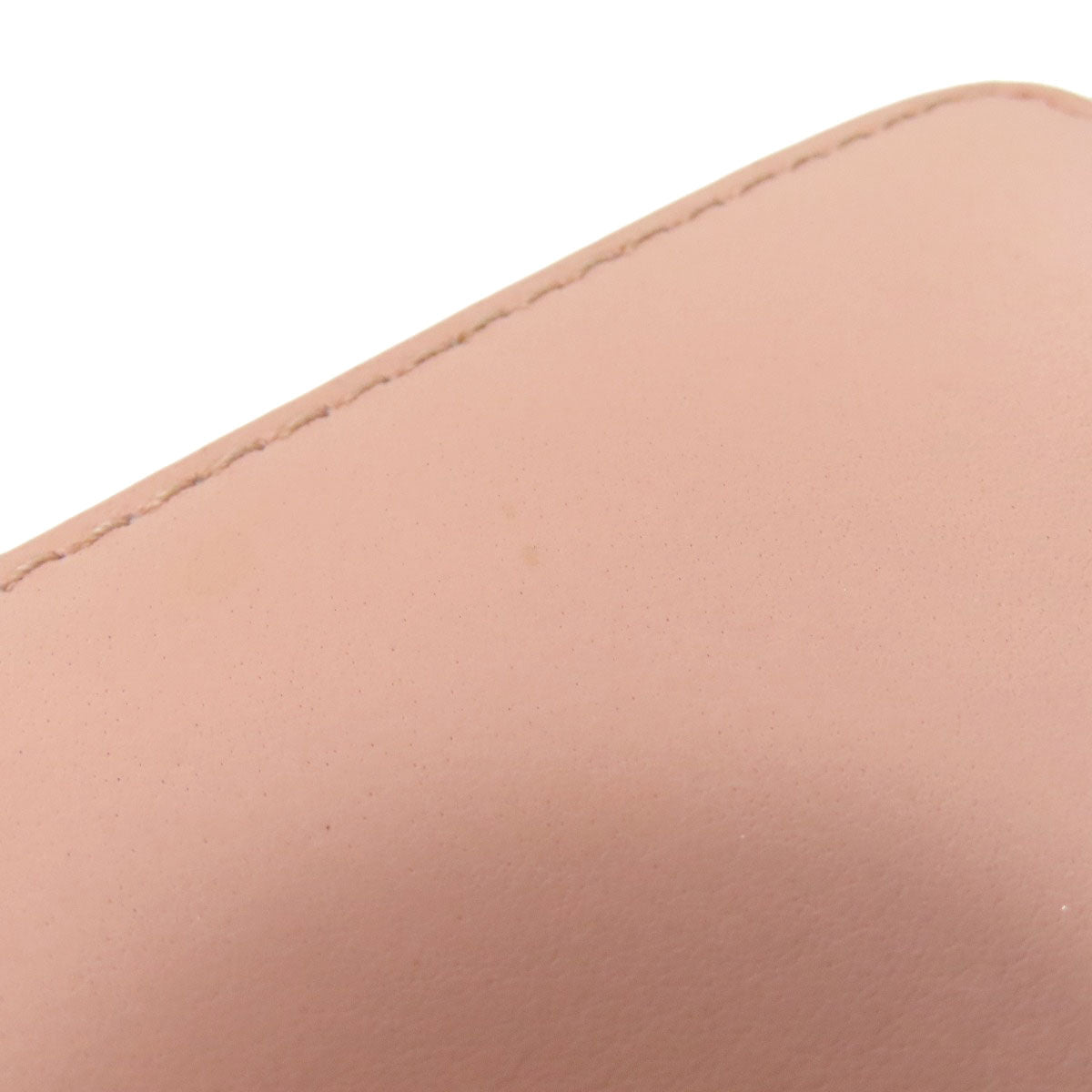 GUCCI Long Wallet Purse 453158 leather pink logo Women Used