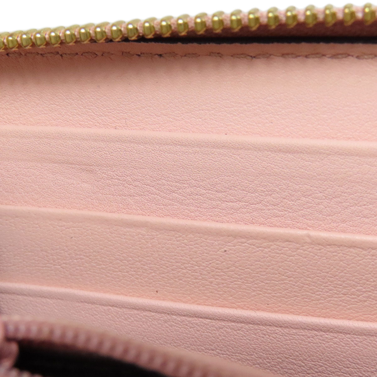 GUCCI Long Wallet Purse 453158 leather pink logo Women Used