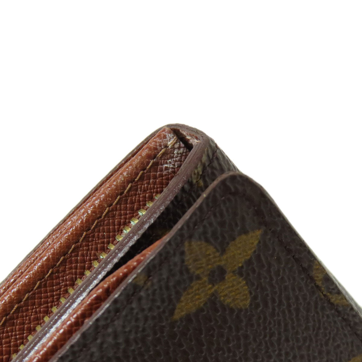 LOUIS VUITTON Bifold Wallet M61736 Monogram canvas Brown Portefeuille Tresol Women Used