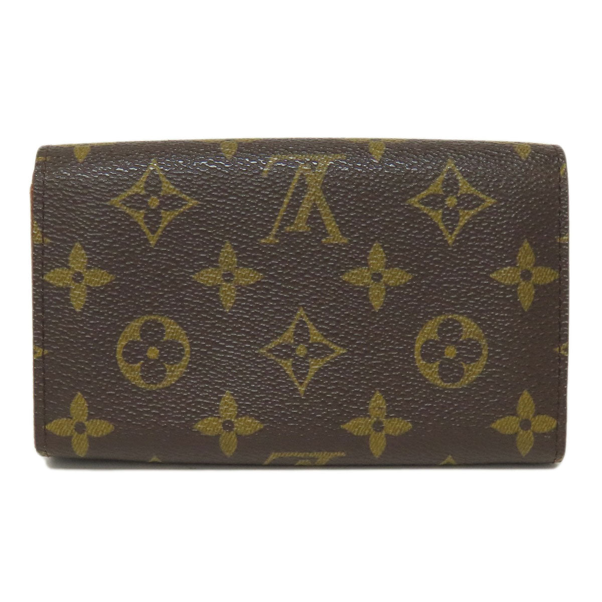 LOUIS VUITTON Bifold Wallet M61736 Monogram canvas Brown Portefeuille Tresol Women Used