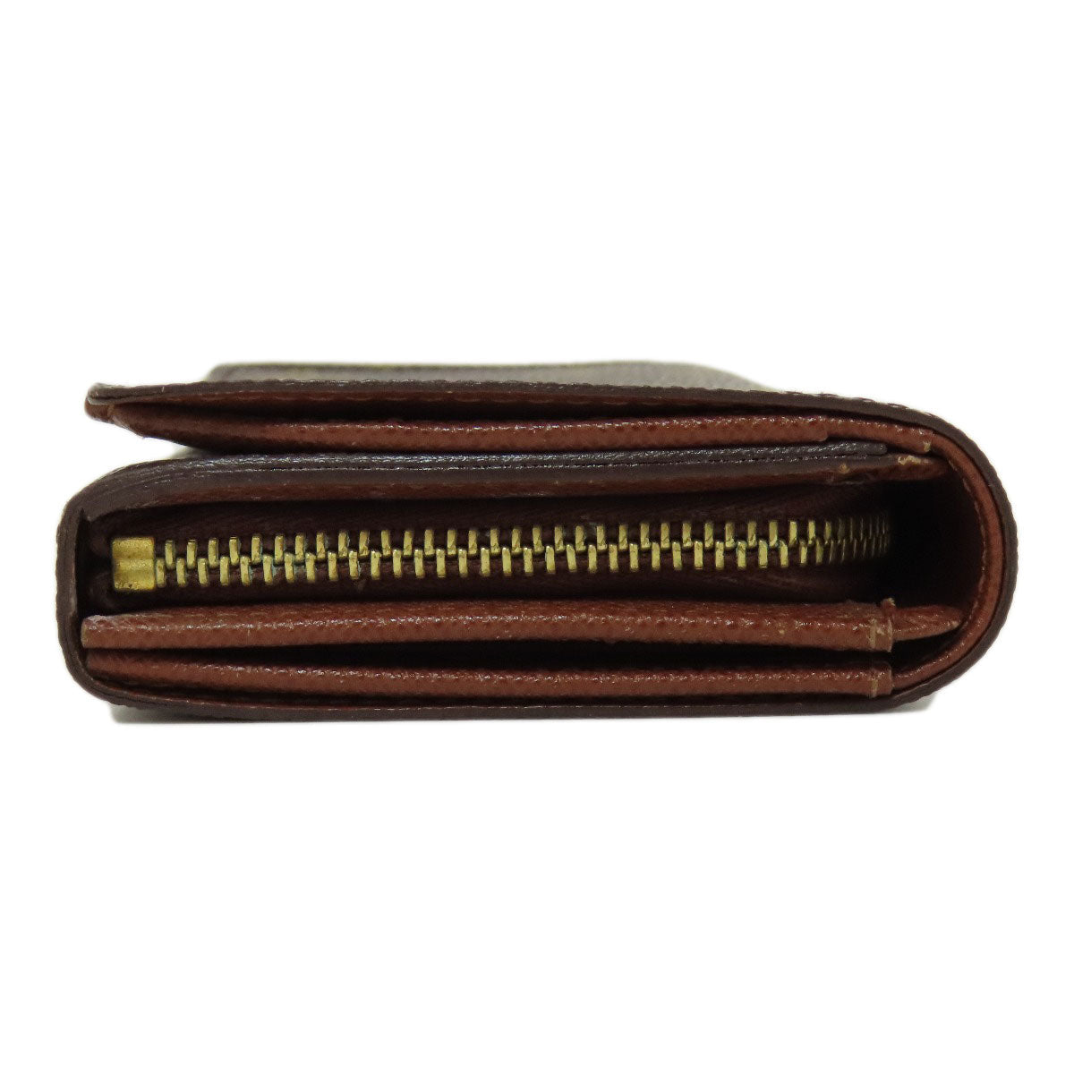 LOUIS VUITTON Bifold Wallet M61736 Monogram canvas Brown Portefeuille Tresol Women Used