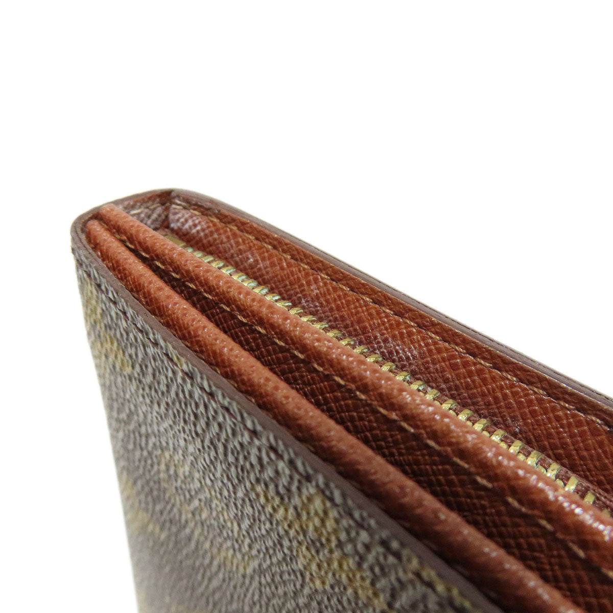 LOUIS VUITTON Bifold Wallet M61736 Monogram canvas Brown Portefeuille Tresol Women Used