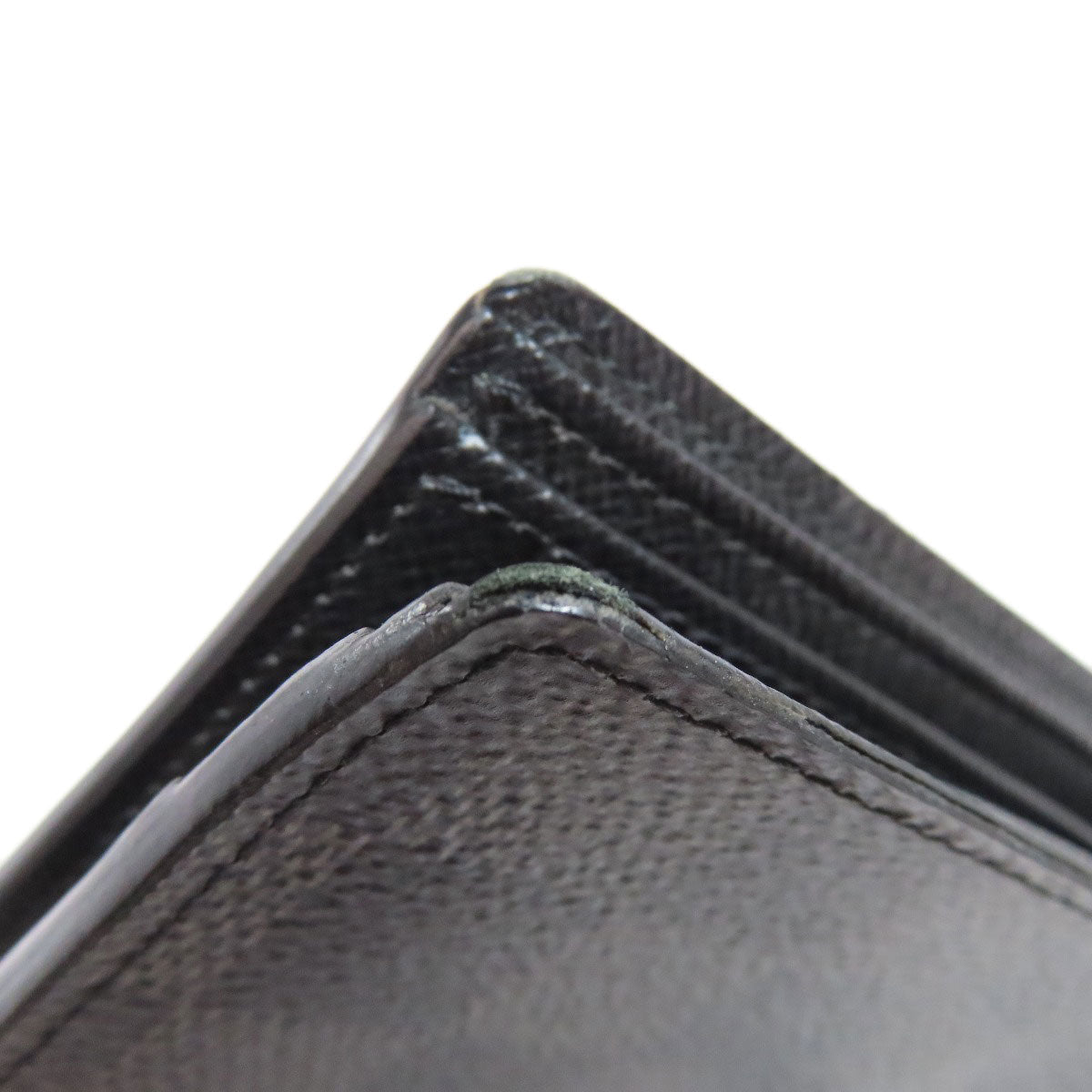 LOUIS VUITTON Bifold Wallet N62663 Damier canvas black Portefeuille Women Used