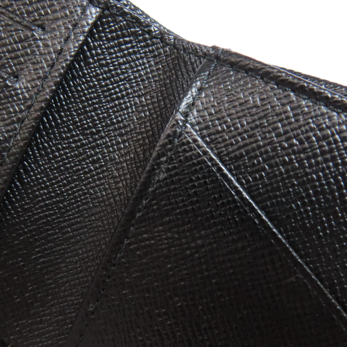 LOUIS VUITTON Bifold Wallet N62663 Damier canvas black Portefeuille Women Used