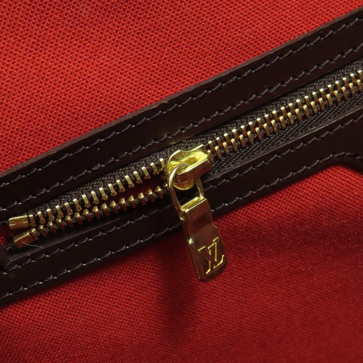LOUIS VUITTON Boston Duffel bag N41454 Damier canvas Brown Norita 24