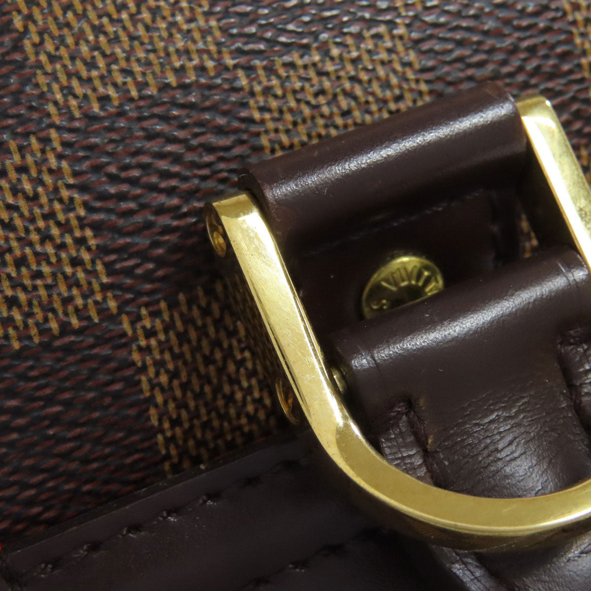 LOUIS VUITTON Boston Duffel bag N41454 Damier canvas Brown Norita 24