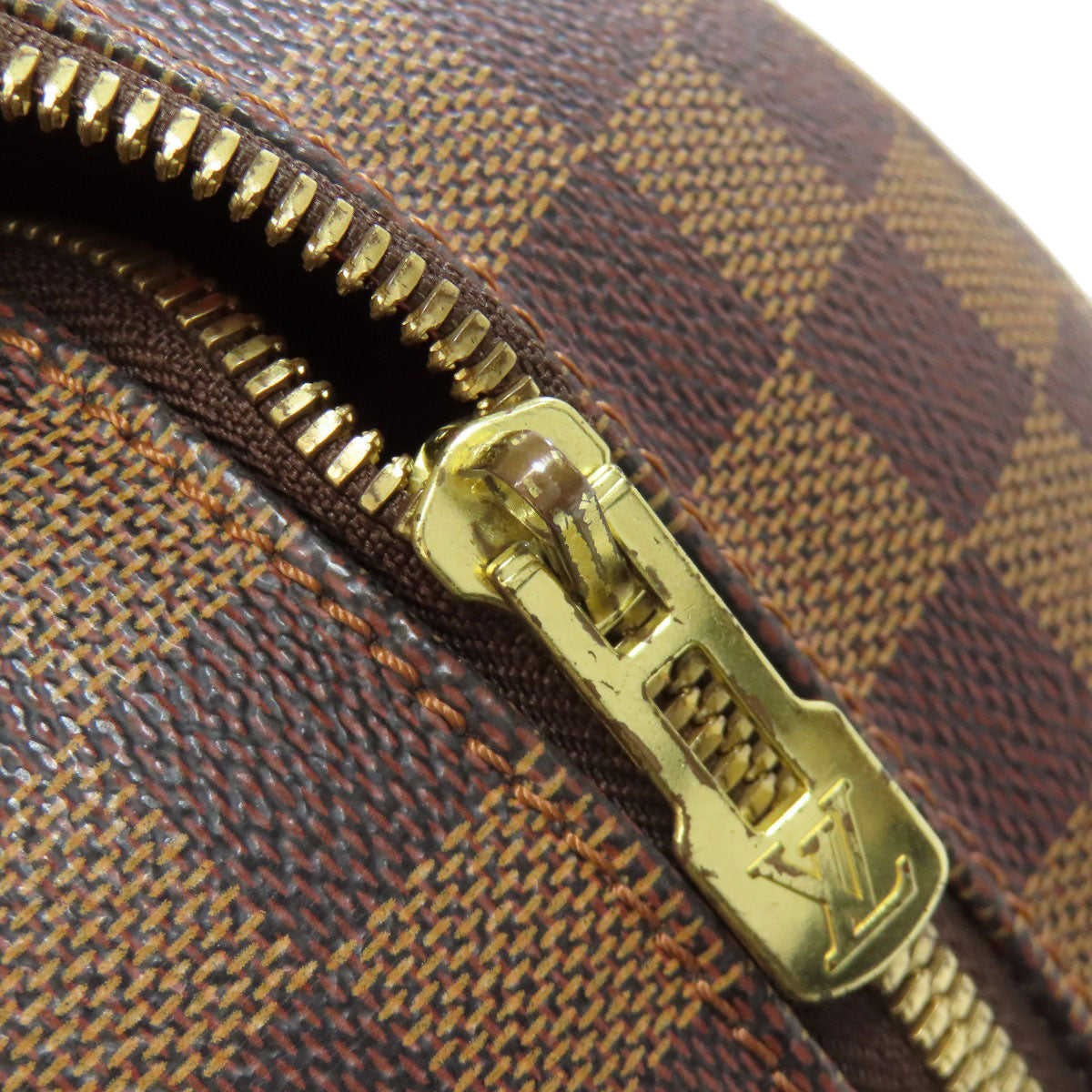 LOUIS VUITTON Boston Duffel bag N41454 Damier canvas Brown Norita 24