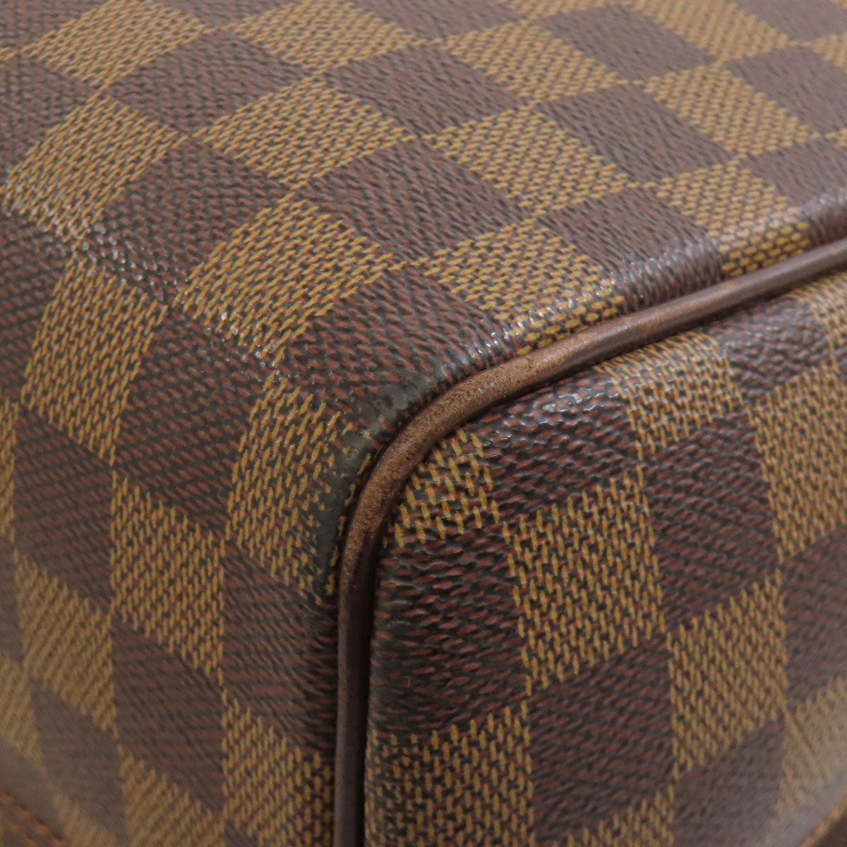 LOUIS VUITTON Boston Duffel bag N41454 Damier canvas Brown Norita 24