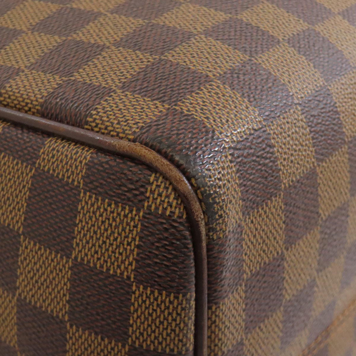 LOUIS VUITTON Boston Duffel bag N41454 Damier canvas Brown Norita 24