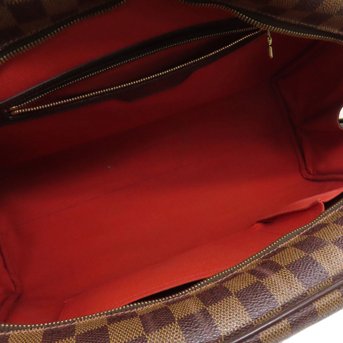 LOUIS VUITTON Boston Duffel bag N41454 Damier canvas Brown Norita 24