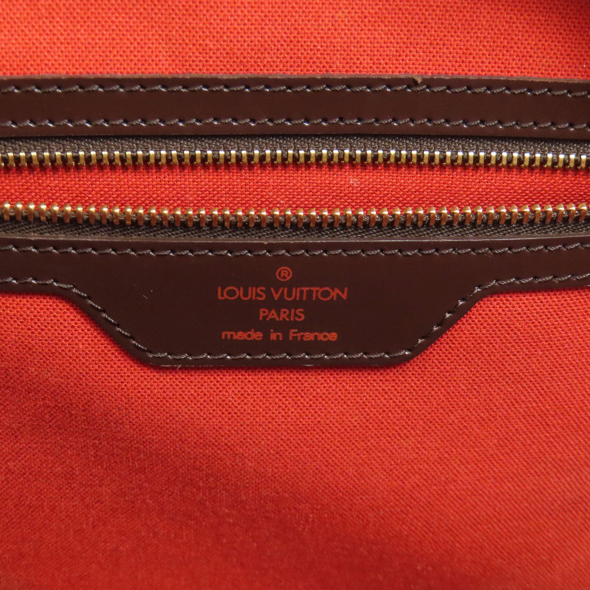 LOUIS VUITTON Boston Duffel bag N41454 Damier canvas Brown Norita 24