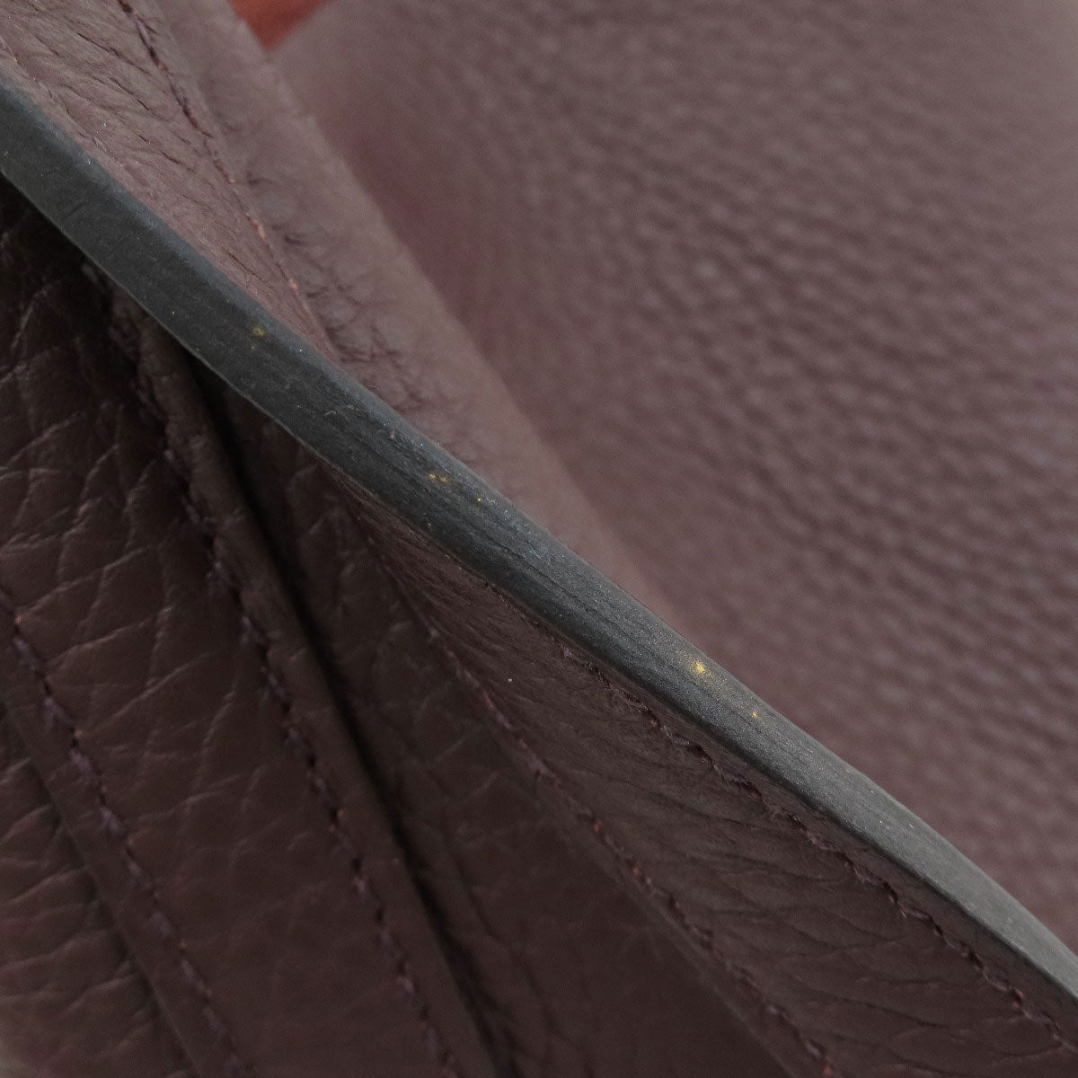HERMES Handbag Taurillon Clemence Red Picotin Lock PM Gold Metal