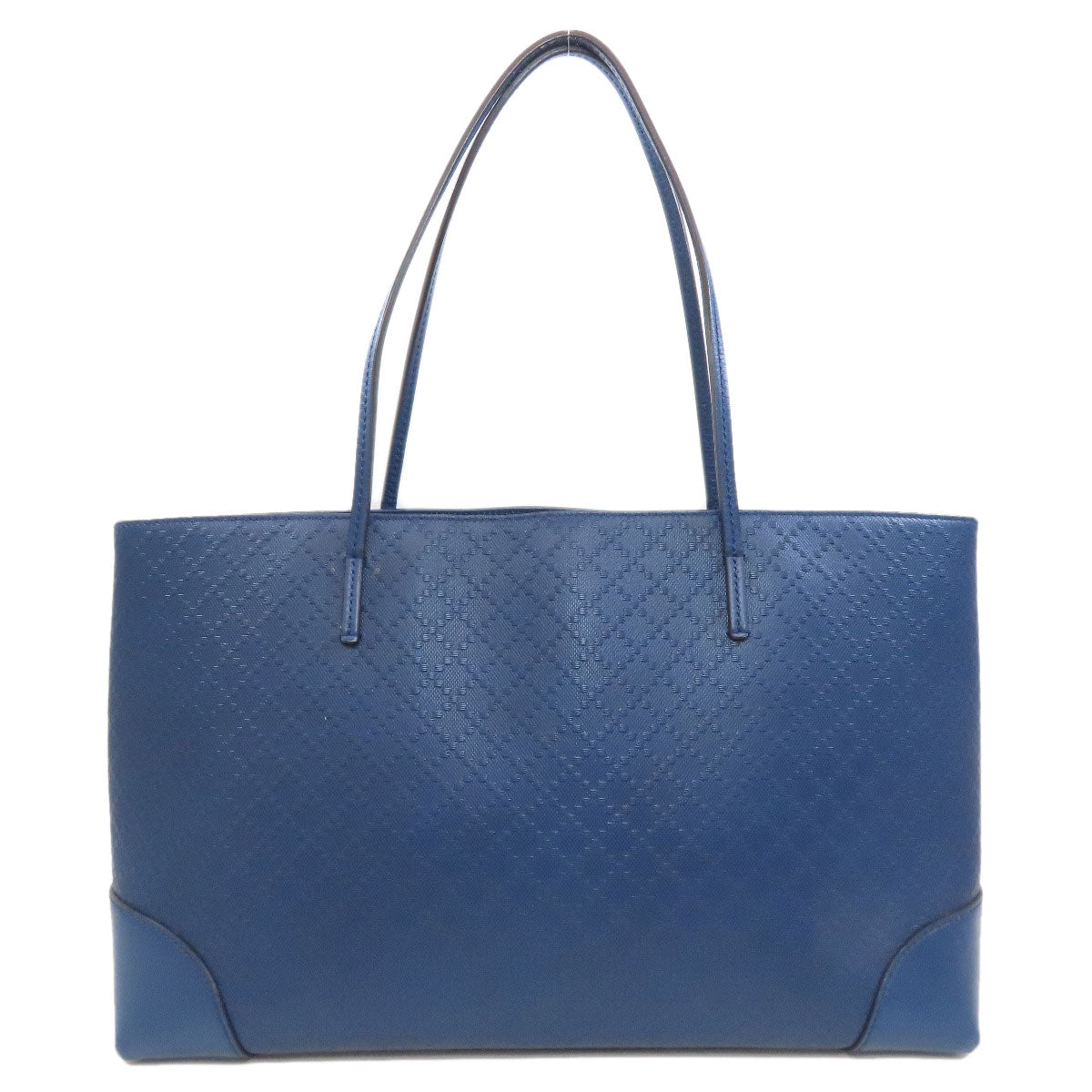 GUCCI Tote Bag 353397 leather blue Diamante Women Used