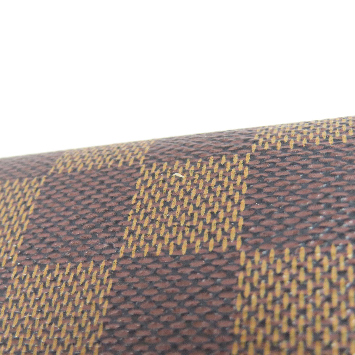 LOUIS VUITTON Bifold Wallet N61674 Damier canvas Brown Portefeuille Vienova Women Used