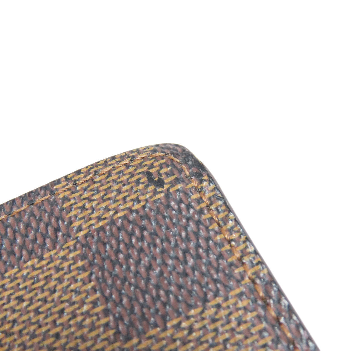 LOUIS VUITTON Bifold Wallet N61674 Damier canvas Brown Portefeuille Vienova Women Used