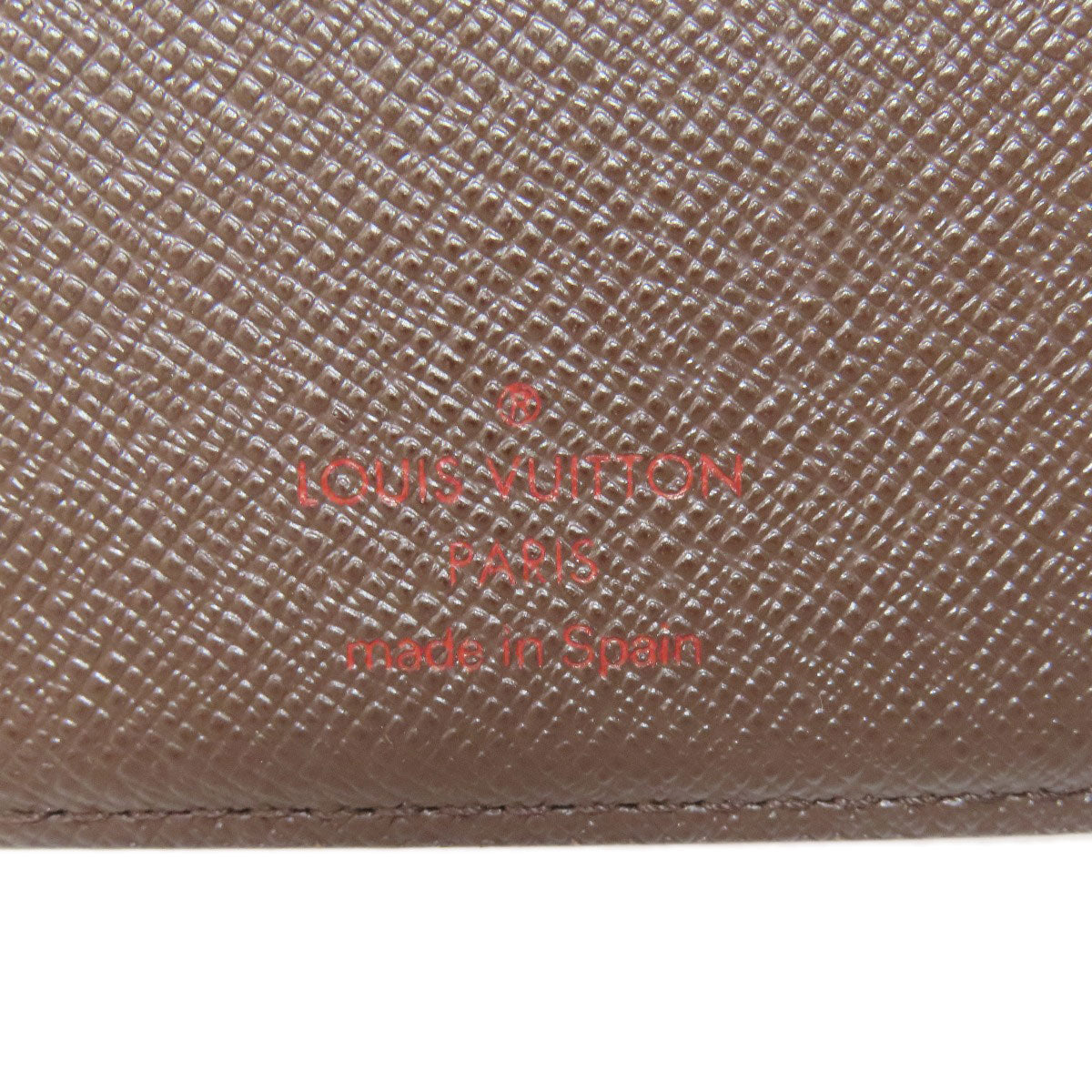 LOUIS VUITTON Bifold Wallet N61674 Damier canvas Brown Portefeuille Vienova Women Used