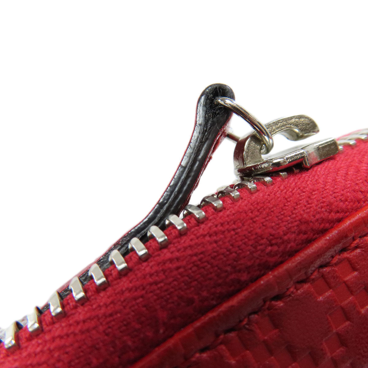 GUCCI Long Wallet Purse 307990 leather Red Diamante Women Used